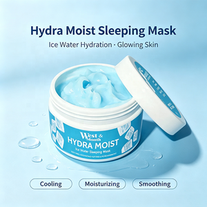 Masque facial hydratant et apaisant 100g pour la nuit, masque facial rafraîchissant à l'eau glacée pour la nuit - Product Image 6