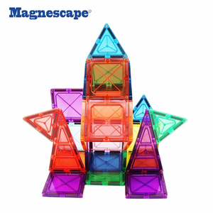Magnescape 150pcs Tuiles Magnétiques 3D <span class=keywords><strong>Cube</strong></span> Magique & Jouet de Construction Apprentissage Créatif Puzzle Modèle Jouet - Product Image 1