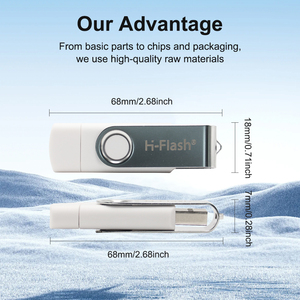 Clé USB en métal 2.0 3.0 USB 2 Go 4 Go 8 Go 16 Go 32 Go 64 Go 128 Go pour appareils PC - Product Image 6
