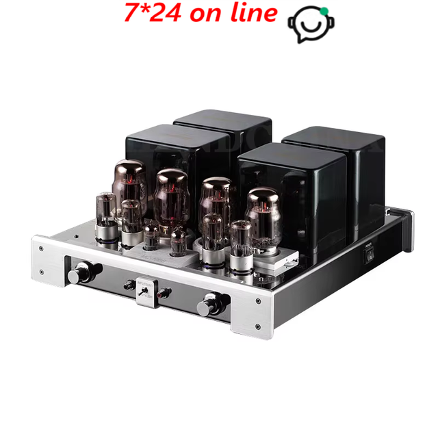 Yaqin MC-100B KT88 Vacuum Tube Amplifier Pure Power Triode/Ultra KT88*4 12AX7/ECC83*2 6N8P/6H8C*4 Load Impedance 4 Ω -8 Ω