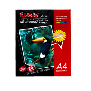 Jojo tùy chỉnh 180g A4 giấy ảnh sinh thái dung môi có thể in một mặt với bề mặt bóng - Product Image 1