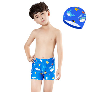 กางเกงว่ายน้ำเด็กชายเจียหู รุ่น JH1890 แห้งเร็ว ระบายอากาศได้ดี ลายการ์ตูน สำหรับเด็กอายุ 5-16 ปี สำหรับว่ายน้ำและกีฬาทางน้ำ - Product Image 2