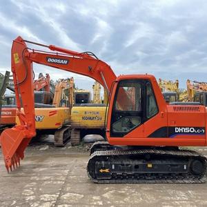 Doosan เครื่องขุดดินอเนกประสงค์ Dh150 15Ton ปานกลางมือสองมือสองพร้อมส่วนประกอบเครื่องยนต์และมอเตอร์ - Product Image 5