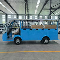 Mini-bus électrique multifonctionnel personnalisable par le fabricant direct, 21 places, batterie au lithium, pour stations balnéaires, sites touristiques, hôtels