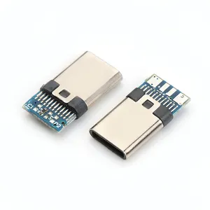 USB C 유형/커넥터 수 24 핀 PCB 유형 C 커넥터 플러스