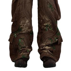 Pantalones Vaqueros de Estilo Vintage Personalizados para Hombre, Transpirables, de Algodón Elástico, con Etiqueta de Fábrica, Ropa de Moda con Lavado Claro y Bordado - Product Image 4