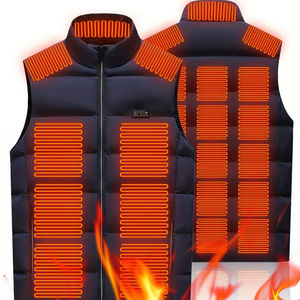 Gilet Unisex intelligente riscaldato 21 Zone con Logo personalizzato a temperatura intera impermeabile a temperatura costante e resistente al vento/gilet esterno - Product Image 1