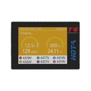 Chargeur intelligent HOTA T6 300W DC PD double entrée pour drones de course, modèles réduits d'avions, batteries au lithium - Product Image 4