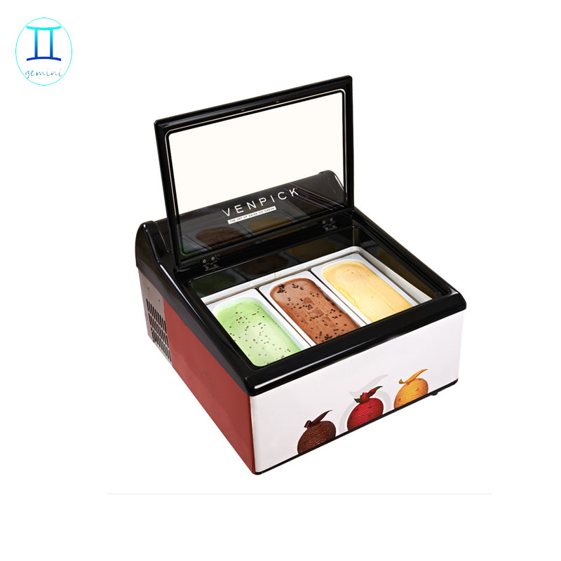 商業をアイスクリームショーケース/ceクリーム冷凍庫/アイスキャンデー