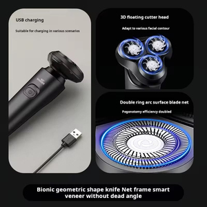 Rasoir électrique rotatif pour homme 4-en-1, étanche, rechargeable par USB, tondeuse à barbe, rasoir pour usage domestique - Product Image 3