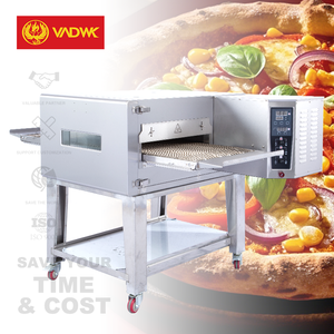 เตาอบพิซซ่าแบบสายพาน เตาอบพิซซ่าเชิงพาณิชย์ ใช้แก๊สธรรมชาติ อุปกรณ์จัดเลี้ยงเชิงพาณิชย์ - Product Image 1