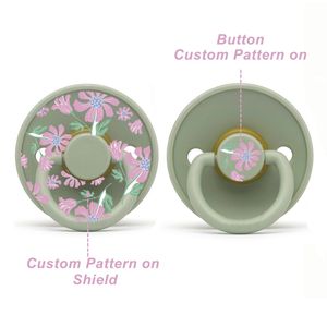 Venta caliente 2025, <span class=keywords><strong>chupetes</strong></span> para Baby Shower, agujeros de ventilación anticólicos, Escudo de PP, pezón de ortodoncia, chupete de silicona sin BPA para bebé - Product Image 5