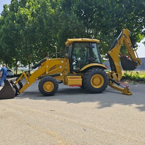 Chargeuse-pelleteuse <span class=keywords><strong>Rongshu</strong></span> 420F de haute qualité, chargeuse-pelleteuse Cat 420F avec godet, prête à être expédiée - Product Image 6