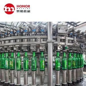 Nuovo macchinario per la produzione di bottiglie di vetro su piccola scala capacità automatica di riempimento di vino e birra