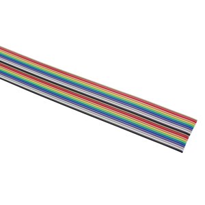 Cable Plano de Alta Tensión Raogoodcx de 20 Hilos Sin Blindaje, 16 Pies, Color Arcoíris, IDC para Electrónica - Product Image 3