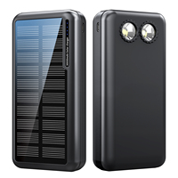 Nouveaux Produits Technologiques 2026 – Chargeur de Téléphone Portable d'Extérieur avec Logo OEM, Batterie Externe Solaire Portable Grande Capacité 30000mAh
