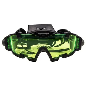 Lentes de olho ajustáveis LED Visão noturna com óculos de visão noturna, binóculos de brinquedo para crianças, novidades em vendas com luzes