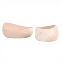 Bol à bougie en céramique à motif marbré, diffuseur d'arômes, pot de bougie style pierre, porte-bougie pour la décoration de la maison, cadeau d'hôtel, OEM ODM, logo personnalisé