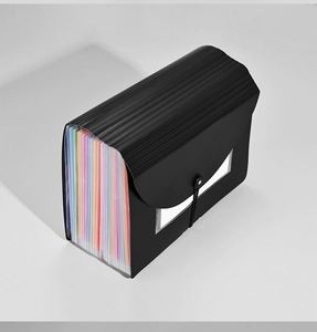 Custom Office Stationery-Rainbow Expanding Accordion <b>File</b> <b>Folder</b> PVC Paper Multi-Section A5 Size 12 Pockets A4 Multi Pockets Bag - Product Image 4