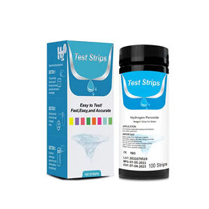 Bandelettes de test d'<span class=keywords><strong>eau</strong></span> sans <span class=keywords><strong>chlore</strong></span> OPA pour usage domestique, OEM ODM, 100 bandelettes, peroxyde d'hydrogène H2O2 0-100 ppm - Product Image 4
