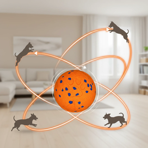 Giocattolo Interattivo per Cani Palla Elettrica Saltellante: Gioco Automatico, Giocattolo Squeaky Resistente ai Denti per Alleviare la Noia e Bruciare l'Energia - Product Image 4