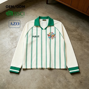 เสื้อยืดแขนยาวพิมพ์ลายสีสันสดใสคุณภาพสูงแบบ OEM/ODM สำหรับผู้ชาย ปักลายเรียบๆ ทรงหลวม สกรีนโลโก้ตามสั่ง คอวี ผ้าเจอร์ซีย์ สไตล์ลำลอง - Product Image 1