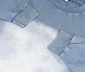 Sudadera de Hombre Estilo Hip-Hop, Cuello Redondo, Estampado con Lavado Ácido, 100% Algodón, Corte Holgado - Product Image 6