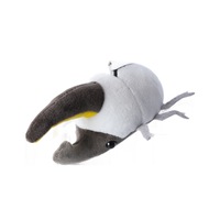 Pendentif en peluche Scarabée Licorne de simulation, Poupée insecte de dessin animé, Porte-clés, Breloque de sac à dos, Petit cadeau amusant, Coton PP de haute qualité