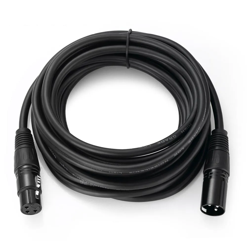 Connecteur usb professionnel à 3 broches, câble Audio XLR, mâle vers femelle, M/F, OFC, blindé, pour mélangeur de Microphone, câble DMX