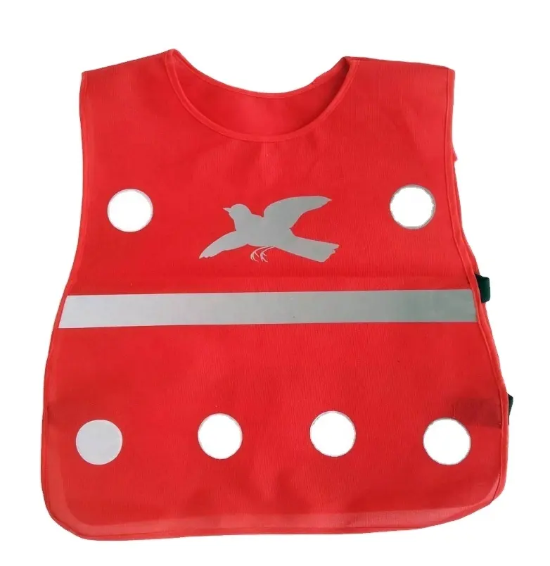 Veiligheid Kinderen 100% Polyester Roze Veiligheidsvest Hi Vi Vest Voldoet Aan Ansi Normen 2 Klasse Ademend Neon Vest