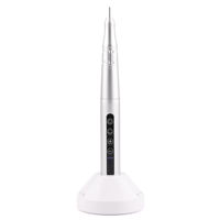 Machine à ongles professionnelle portable 35K tr/min avec moteur sans balais, stylo de perçage rechargeable sans noyau, base de charge et embout