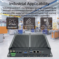 Computadora Industrial Integrada Sin Ventilador YCT con 16 GB de RAM, 1 TB de Disco Duro, GPIO, 24 V, Resistente a Temperaturas Extremas e Impermeable para Automatización Industrial