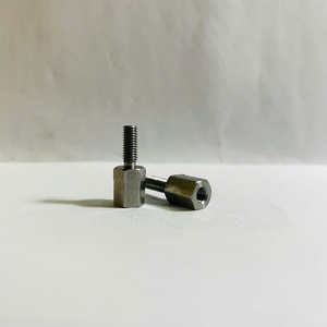 High Precision SUS303 Stainless Steel Double End Standoff Spacer φ5.5x8 CNC Machined EV Charger <b>Drone</b> Parts OEM - Product Image 1