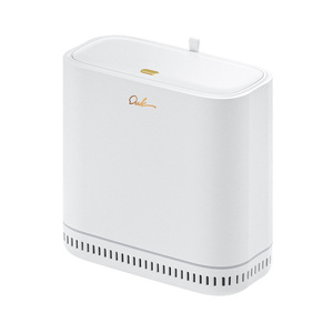 Ouk Trash Can Rectangular Press Type With Lid Large Capacity For Home Indoor Use - Product Image 1