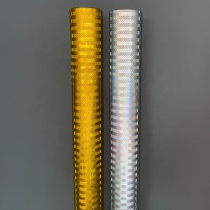 印刷可能な自己接着ロードサイネージ安全マイクロPrismactiグレードレトロダイヤモンドグレードフィルム反射シートロール - Product Image 6