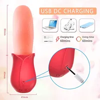 Benutzer definierte Logo Zungen form G-Punkt Klitoris Stimulator Nippel Massage gerät Künstliche Zunge lecken Vibrator Oralsex Spielzeug für Frauen
