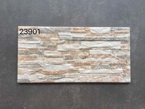 Prix <span class=keywords><strong>d</strong></span>'usine 300x600 Carrelage mural extérieur en porcelaine verte <span class=keywords><strong>d</strong></span>écorative Technique de mosaïque Style européen pour l'extérieur de la maison - Product Image 6