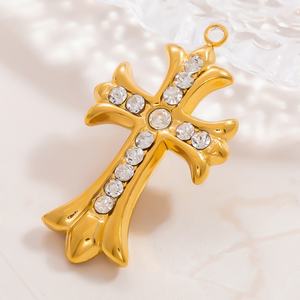 Colgantes y Dijes de Moda de Acero Inoxidable de Alta Calidad con Oro de 18K para Joyería DIY de Mujer, Accesorios para Collares y Pulseras - Product Image 2