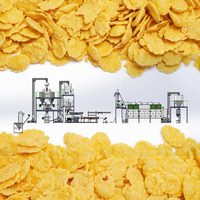 Machine à céréales soufflées de 100 kg à opération facile et efficace, pour des corn flakes croustillants et personnalisés, avec revêtement en sucre