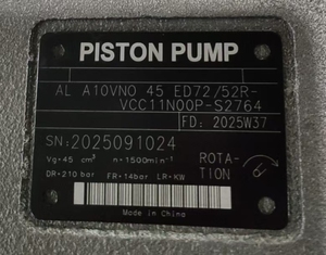 Bomba de pistón axial de alta presión A10VNO A10VNO28/45/63/85 ALA10VNO 45 ED72/52R-VCC11NOOP-S2764, bomba de desplazamiento variable de alta presión - Product Image 6