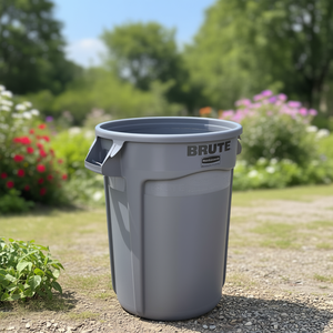 Bidone per Rifiuti Brute 38 L Grigio per Uso Commerciale - Product Image 3