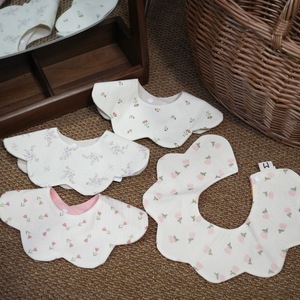 Bavoir pour bébé 360 en coton imperméable, bavoir pour enfants pour manger, poche, serviette à salive coréenne pour bébé - Product Image 4