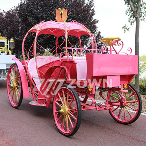 4 Roues Mariage Royal Mariage de Noël Voiture tirée par des chevaux Buggy Sightseeing Vintage <span class=keywords><strong>Pedal</strong></span> <span class=keywords><strong>Horse</strong></span> Carriages Carts à vendre - Product Image 4