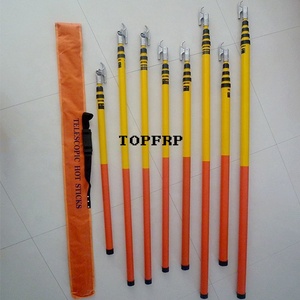 Hot Sale FRP Fiberglass Insulation Adjustable Telescopic Hot Stick/Link Stick - Product Image 3