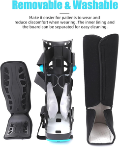 Grande botte de marche pneumatique orthopédique CAM Air Walker coulé de jambe chirurgicale gonflable pour les fractures de la cheville entorse du pied cassé - Product Image 5