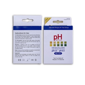 <strong>PH</strong>-Fix 0.0-14.0, 100 <strong>Strips</strong>/pk <strong>pH</strong> <strong>Test</strong> <strong>Strips</strong>, Litmus Paper <strong>pH</strong> <strong>Strips</strong>, Universal Indicator <strong>Strips</strong> with 4 Colorimetric Blocks - Product Image 6