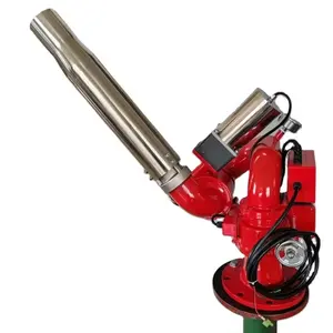 Pistolet d'incendie à contrôle électrique série PLKD en alliage d'aluminium longue portée canon à eau fixe manuel moniteur d'incendie