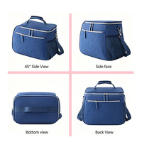 Sac isotherme grand format prêt à être expédié, sac à déjeuner thermique à bandoulière avec sangle réglable pour hommes et femmes, idéal pour le travail et les trajets quotidiens