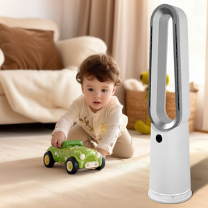 مروحة برج بلا شفرات كهربائية ذكية ساخنة وباردة منقي للهواء مع جهاز تحكم عن بعد - Product Image 5