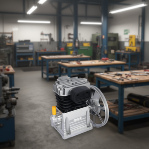 Tête de pompe de compresseur d'air en aluminium 1,5 kW 2 CV 115 PSI, pièces de compresseur industriel - Product Image 2